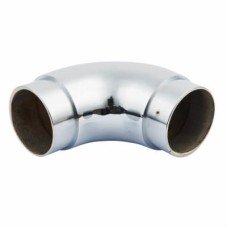 51mm Solid Brass 90° Bar Rail Elbow - Polished Chrome 51mm Solid Brass 90° Bar Rail Elbow - Polished Chrome