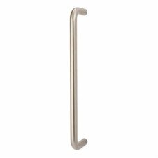 Exel 16mm D-Bar Door Pull Handle - Bolt Fix - 305mm Centres - Satin Stainless Steel
