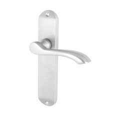 Exel Satin Chrome Scroll Latch Door Handle - Ancona Range - 180 x 39mm