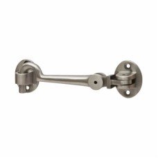 Hampstead Heavy Duty Cabin Hook & Eye - 100mm Length - Satin Nickel