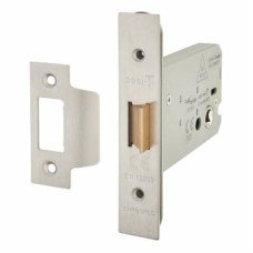 Hampstead Heavy Duty Flat Latch - 107mm Case - 82mm Backset - Satin Stainless Steel