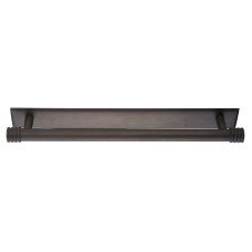  Frelan Hoxton Sturt Cabinet Handle on Rushton Backplate - 224mm Centres - Dark Bronze