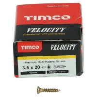 TIMCO Velocity Pozi Countersunk Wood Scr...