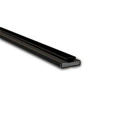 Pyroplex Fire & Smoke Intumescent Strip - FD30 - 10 x 4 x 2100mm with Brush - Black - Pack of 10