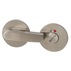 Anti-Bacterial Disabled Bathroom Turn & Release - 50mm Diameter - Satin Stainless Steel