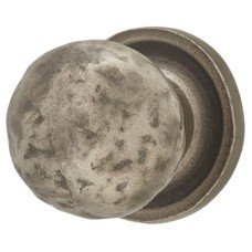 Carlisle Brass FingerTip Design Hammered Ball Cabinet Knob - 32mm Diameter - Pewter Effect