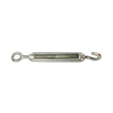 Turnbuckle Hook/Eye Strainer - 8mm - Galvanised