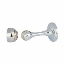 Magnetic Door Stop & Holder - 88 x 44mm - Polished Chrome