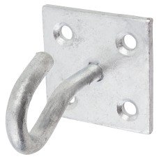 Hook on Plate - 50 x 50 x 8mm - Galvanised