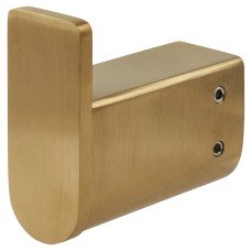 Exel Designer Robe Hook - 65 x 60 x 26mm - PVD Satin Brass