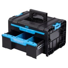 OX Tooltrek Trade 2 Drawer Tool Box - 446 x 310mm OX Tooltrek Trade 2 Drawer Tool Box - 446 x 310mm