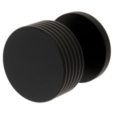 Jedo by Frelan Ribbon Mortice Door Knob - 60mm Rose Diameter - Matt Black