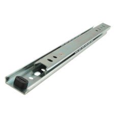 FVG 27mm Ball Bearing Drawer Runner - Single Extension - 450mm Length - 20kg - Zinc