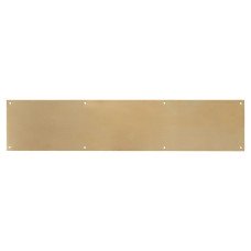 Hampstead Solid Brass Kick Plate - 700 x 150 x 1.2mm - 8 Screw Holes - Satin