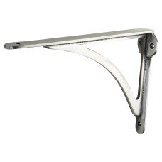 Olde Forge Curved Shelf Bracket - 249 x 174mm - Pewter