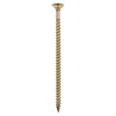 TIMCO Classic Pozi Countersunk Wood Screws - 4.5 x 80mm - Yellow Zinc - Pack of 200