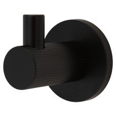 Exel Lines Single Coat Hook - 50 x 25mm - Matt Black