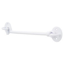 Exel Cabin Hook & Eye - 200mm Length - White Iron