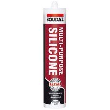 Soudal Multi-Purpose Silicone - 270ml - Brilliant White Soudal Multi-Purpose Silicone - 270ml - Brilliant White