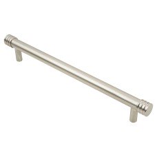 Frelan Hoxton Sturt 15mm T-Bar Cabinet Pull Handle - 224mm Centres - Satin Nickel