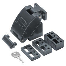 Jackloc Titan Key-Locking Folding Window Restrictor - Anthracite Grey