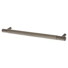 Alexander & Wilks Brunel 12mm Knurled T-Bar Cabinet Pull Handle - 192mm Centres - PVD Dark Bronze