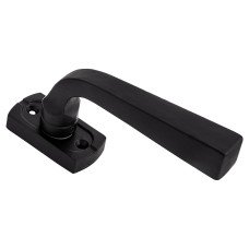 Olde Forge Square Espagnolette Casement Window Handle - Reversible - Smooth Black 