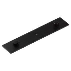 Frelan Hoxton Fanshaw Cabinet Knob Backplate Only - 140 x 30mm - Matt Black