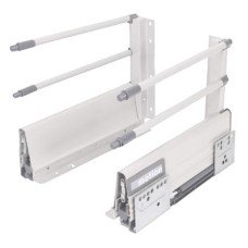 FVG Innobox Soft Close Drawer Pack - Includes 2 x Pairs of Rods - (H) 204mm x (D) 500mm - White