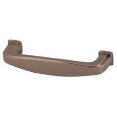 Exel Tate 13mm D-Bar Cabinet Pull Handle - 76mm Centres - Antique Copper