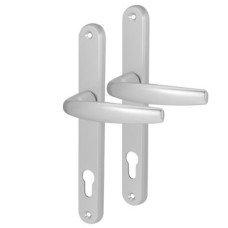 Hoppe Atlanta 1530/3830N uPVC Multipoint Door Handle - 140mm Bolt c/c - 92mm c/c - Silver