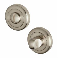 Exel Bathroom Turn & Release - 50mm Diameter - Satin Nickel