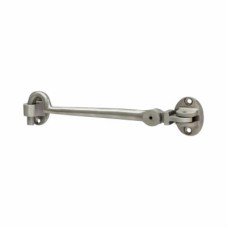 Hampstead Heavy Duty Cabin Hook & Eye - 150mm Length - Satin Nickel