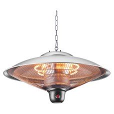 Forum Zink Marl IP34 Ceiling Pendant Patio Heater with Remote Control - 2000W Forum Zink Marl IP34 Ceiling Pendant Patio Heater with Remote Control - 2000W