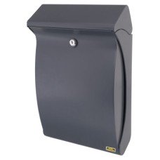 Burg Wachter Swing Plastic Postbox - 419 x 271 x 129mm - Anthracite Grey