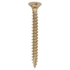TIMCO Classic Pozi Countersunk Wood Screws - 5.0 x 50mm - Yellow Zinc - Pack of 200