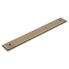 Hendel & Hendel Barrington Cabinet Pull Handle Backplate Only - 160mm Centres - Antique Brass