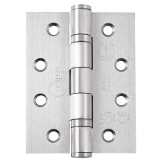 Eclipse Ball Bearing Grade 14 Butt Fire Door Hinge - 102 x 76 x 3mm - Satin Stainless - Pair