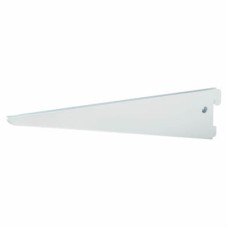Exel Twin Slot Shelf Bracket - 270mm Length - White