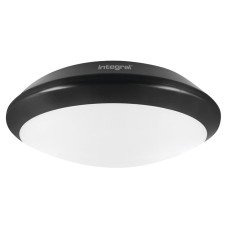 Integral LED 15W Tough-Shell+ LED Bulkhead Light with Emergency and Microwave - IP66 - 4000K - Black