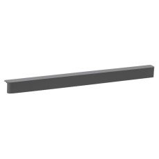 elfa Top Track System - Decor Shelf Fascia - 490 x 40 x 35mm - Grey