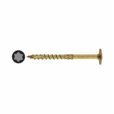Reisser Timber Connector Torx Wafer Head Wood Screws - 8.0 x 100mm - Nano Bronze - Pack of 25