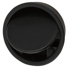 Exel Jarrow Circular Flush Cabinet Pull Handle - 51mm Diameter - Matt Black 
