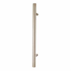 Exel 25mm T-Bar Door Pull Handle - Bolt Fix - 305mm Centres - Satin Stainless Steel