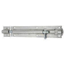 Traditional Tower Gate Bolt - Straight - 208mm Length - Galvanised