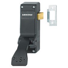 Arrone AR883 Single Door Push Pad Latch - Timber/Metal Door - Matt Black