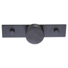 Frelan Hoxton Sturt Cabinet Knob on Fanshaw Backplate - 40mm Diameter - Matt Black Frelan Hoxton Sturt Cabinet Knob on Fanshaw Backplate - 40mm Diameter - Matt Black