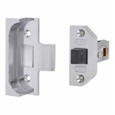 UNION 2650 Rebated Tubular Latch - 64mm Case - 44mm Backset - Silver