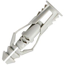 Cobra Triple Grip Universal Plasterboard & Masonry Wall Plug Fixing - 10 x 47mm - Grey - Pack of 70