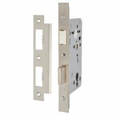Union JHD72SL Heavy Duty DIN Euro Sashlock - 90mm Case - 60mm Backset - Square - Sat Stainless Steel